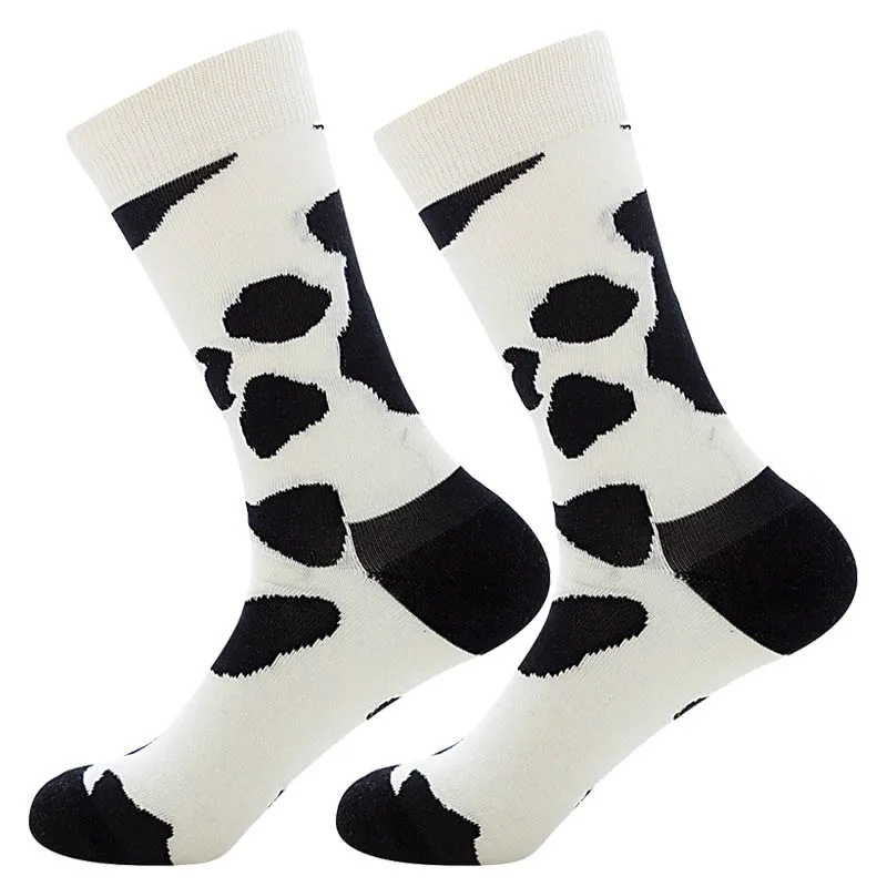 Хлопчатобумажные мужские носки в стиле хип-хоп забавные Носки с рисунком животных, фруктов, собак, женские носки новинка, подарочные носки на весну-осень-зиму - Цвет: 27