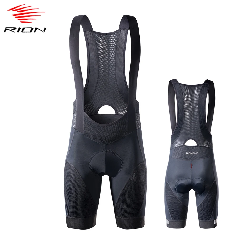 RION Mens Cycling Bib Shorts 2021 Mountain MTB Road Bike Shorts Gel Pad Licra Cycling Underwear Downhill Bicycle Shorts Ciclismo