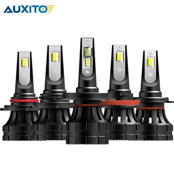 

AUXITO H4 LED H7 led Headlight Bulbs H8 H11 LED Lamp H7 12v 24v 9005 HB3 9006 HB4 Auto Headlamps 55W 6000K White Fog lights Kit