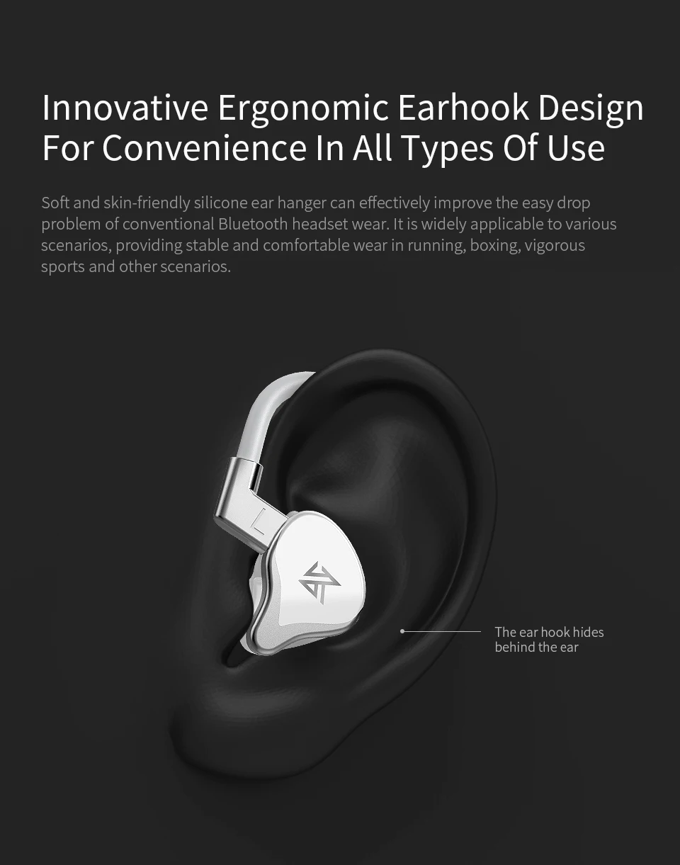 KZ E10 TWS настоящий беспроводной Гибридный Драйвер 1DD+ 4BA Bluetooth наушники бас спортивный наушник Apt-X встроенный двойной микрофон гарнитура