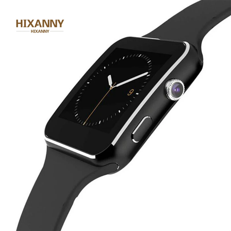 

New X6 Smart Watch men with Camera Touch Screen Support SIM TF Card Bluetooth men Smartwatch for Apple iPhone Android Phone