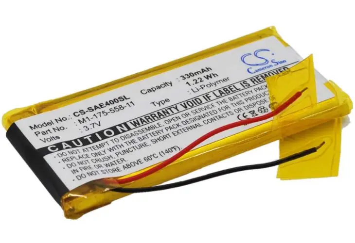 cameron sino 330mah battery for SONY NW-E403 NW-E405 NW-E407 NW-E503 NW-E505 NW-E507 1-175-558-11 MR11-2788