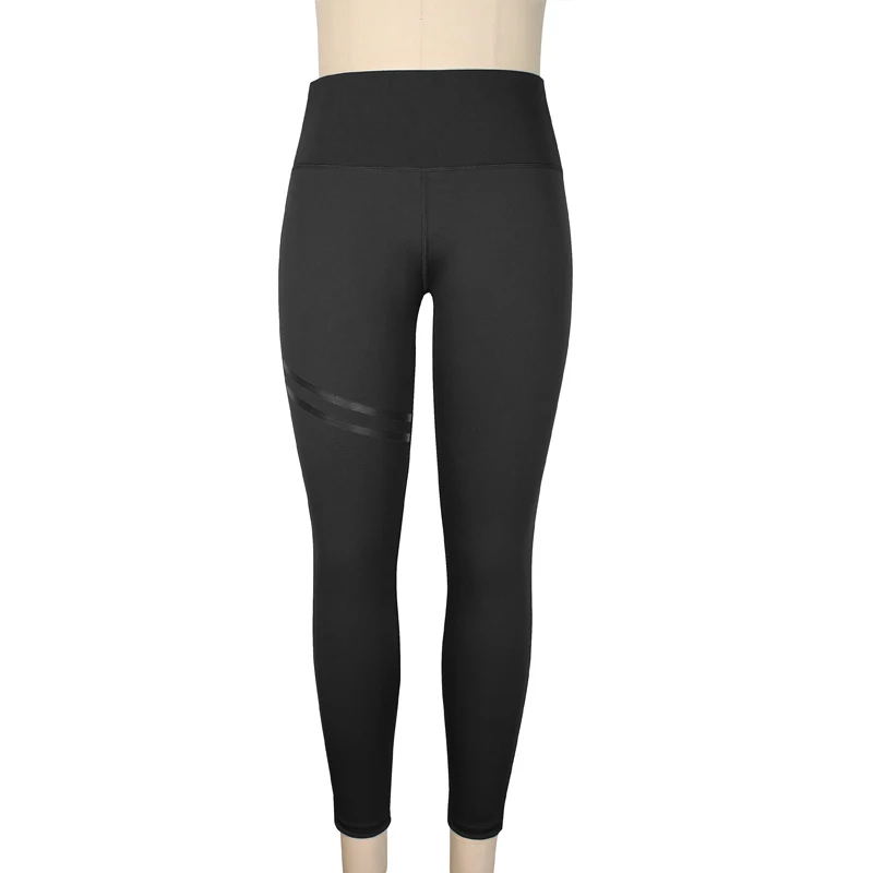 slimming black SEXYWG фитнес обтягивающие спортивные штаны для женщин, для похудения, для талии, для тренировок, для коррекции фигуры, в полоску, леггинсы для бега, контрольные трусики, штаны для йоги - Цвет: slimming black