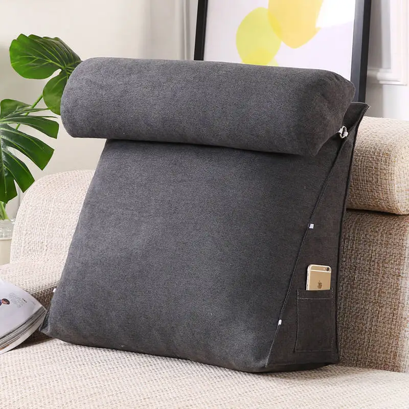 

Sofa Cushion Pillow Triangle Sofa Cushions Living Room Pillows Neck Office Rocking Chair Cushions Almofada Decorativa Gift FK029