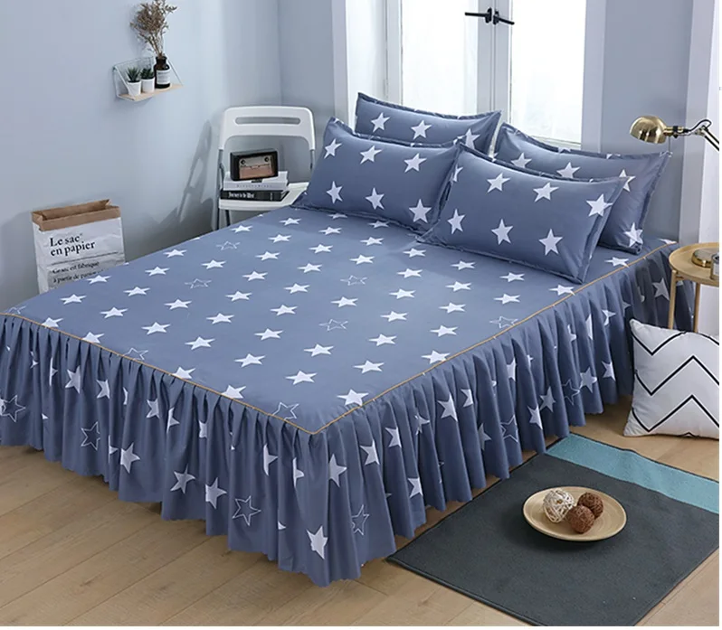 Bedspread-2 Комплект постельного белья из 3 предметов, современное модное покрывало, домашний текстиль, постельные принадлежности, мягкая кровать, юбка, 120x200 см/180x200 см, включая наволочку - Цвет: Bedspread-2