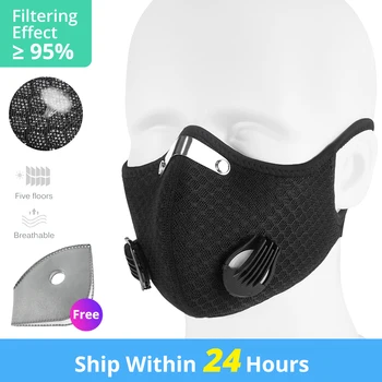 

Dust masks Respirator Breathing Filter Valves Double Layer Protective Masks Recycle Dust Marks Mouth Mask