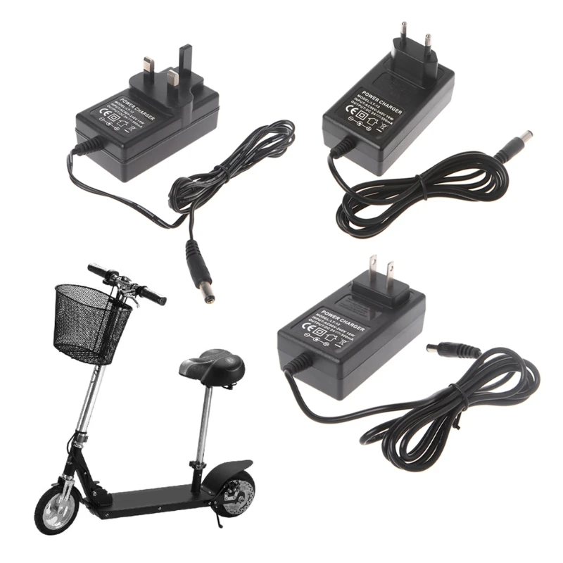 

Mini Electric Scooter Charger Power Charging Intelligent 24V 500mA EU/US/UK Plug