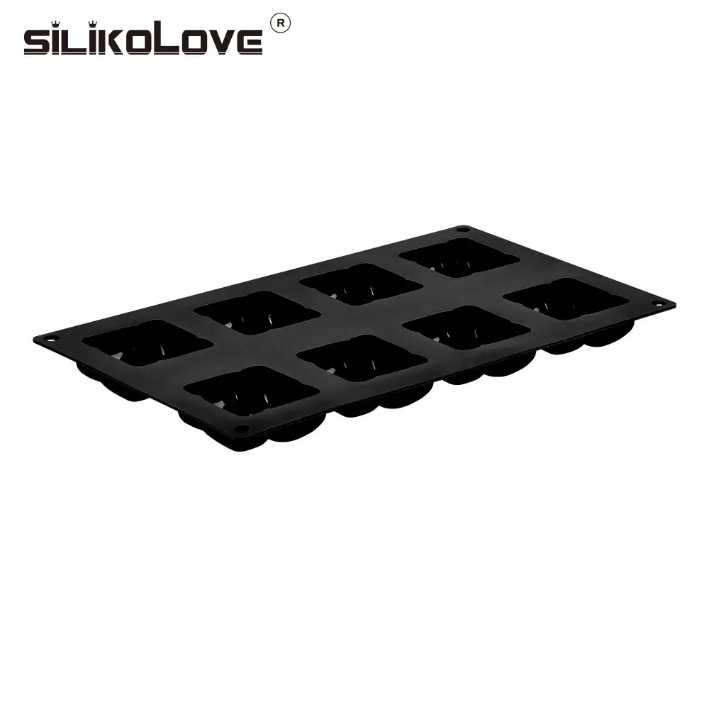 SILIKOLOVE 3D мусс силиконовая форма для десертов украшения торта инструменты для выпечки DIY формы для выпечки желе формы