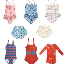 Bobo Choses/длинное платье для девочек, осень, модное Трендовое платье для девочек, Пляжная туника с цветочным принтом, макси платья, детские праздничные платья принцессы