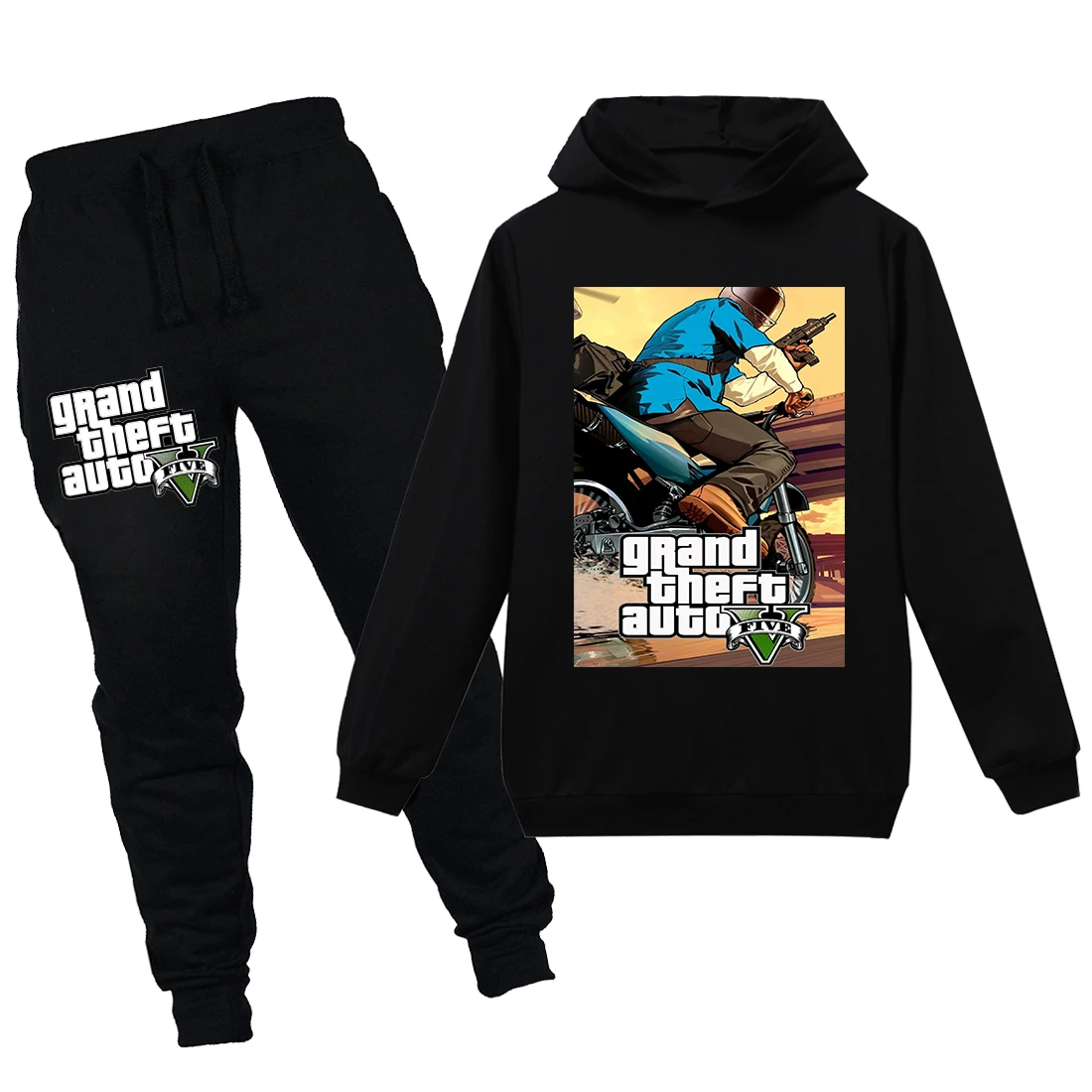 Fortnight/рубашка детские толстовки с капюшоном принтом Theft Auto V Gat 5 одежда для