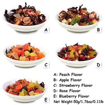 

50g/lot Chinese Organic Fruit Herbal Tea Natural Dried Big Fruit Grain -5 Flavor