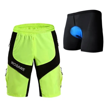 

Multifunction Sports Cycling Shorts Pants + Padded Underwear for Mountain Bicycle Riding Biking - All Sizes