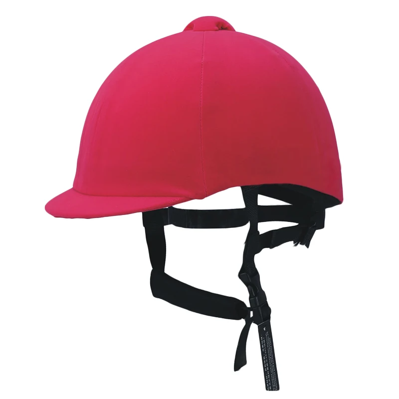 Pink Velvet Children Equestrian Hat 