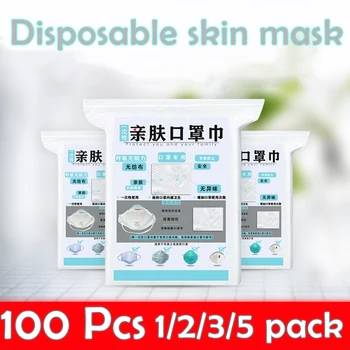 

500pcs Disposable Mouth Mask Filters Pad Breathe Skin-Friendly Dustproof Mask Filters Anti Haze Mask Replacement 100pcs/bag