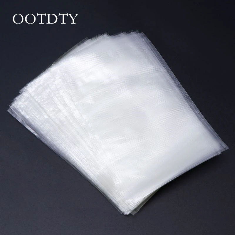 50 Pcs/Set PVA Bag Fishing 8x12cm Water Dissolving Dissolution Soluble Carp Bait Container Thick Tackle Tools Accessories