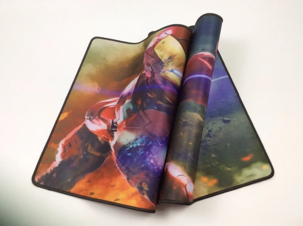 Iron Man 900*400mm Large Gaming Mouse Pad Gamer Locking Edge Mouse Keyboards Mat Grande Mousepad fo