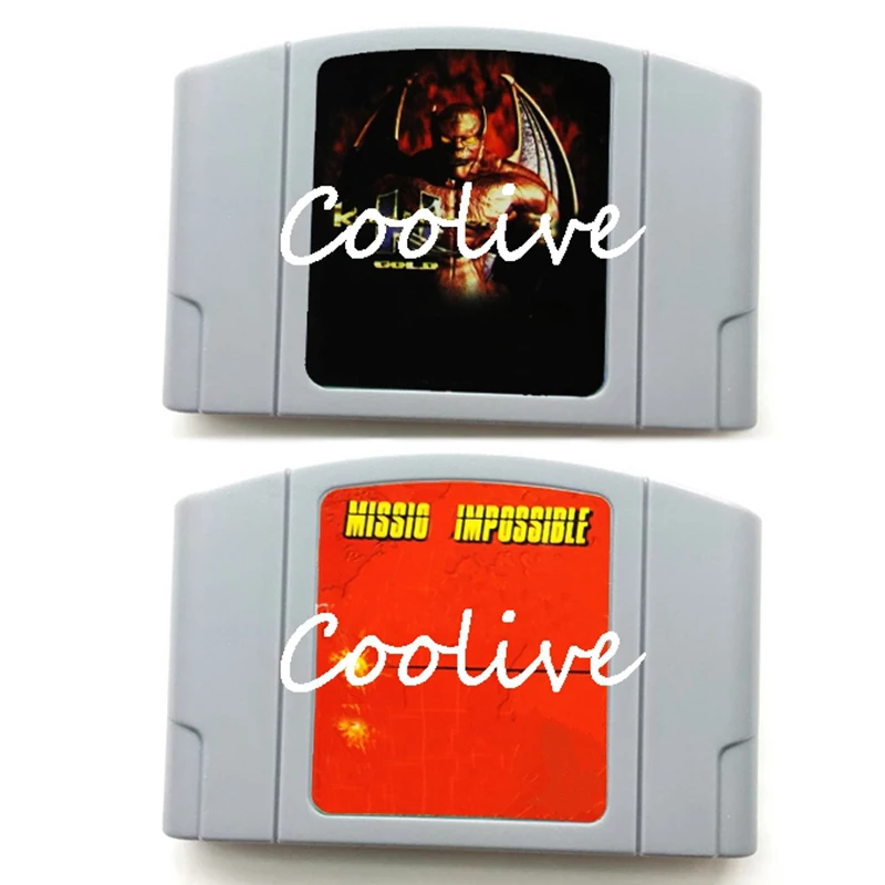 

Killer Instinct Gold Missin Impossible Video Game Accessories Memory Cartridge Card for 64 Bit Console US NTSC Version