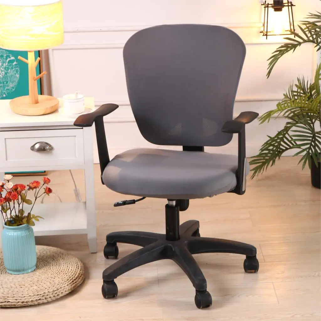 Вращающиеся офисные стулья съемный чехол-накладка для офисного компьютера чехол для кресла спандекс чехол с принтом Эластичный чехол для сиденья украшения дома