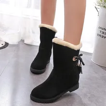 Новинка года; зимняя обувь; женские зимние ботинки; повседневные женские зимние ботинки; теплые плюшевые женские ботильоны; визуально увеличивающие Рост 4 см; YX1657