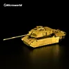 Microworld 3D Styling Tank Puzzle Toys Challenger 2 Tank Model Kits DIY Metal Jigsaw Teen Birthdays Gifts For Desktop Decoration 6