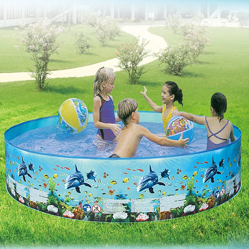 self inflating paddling pool
