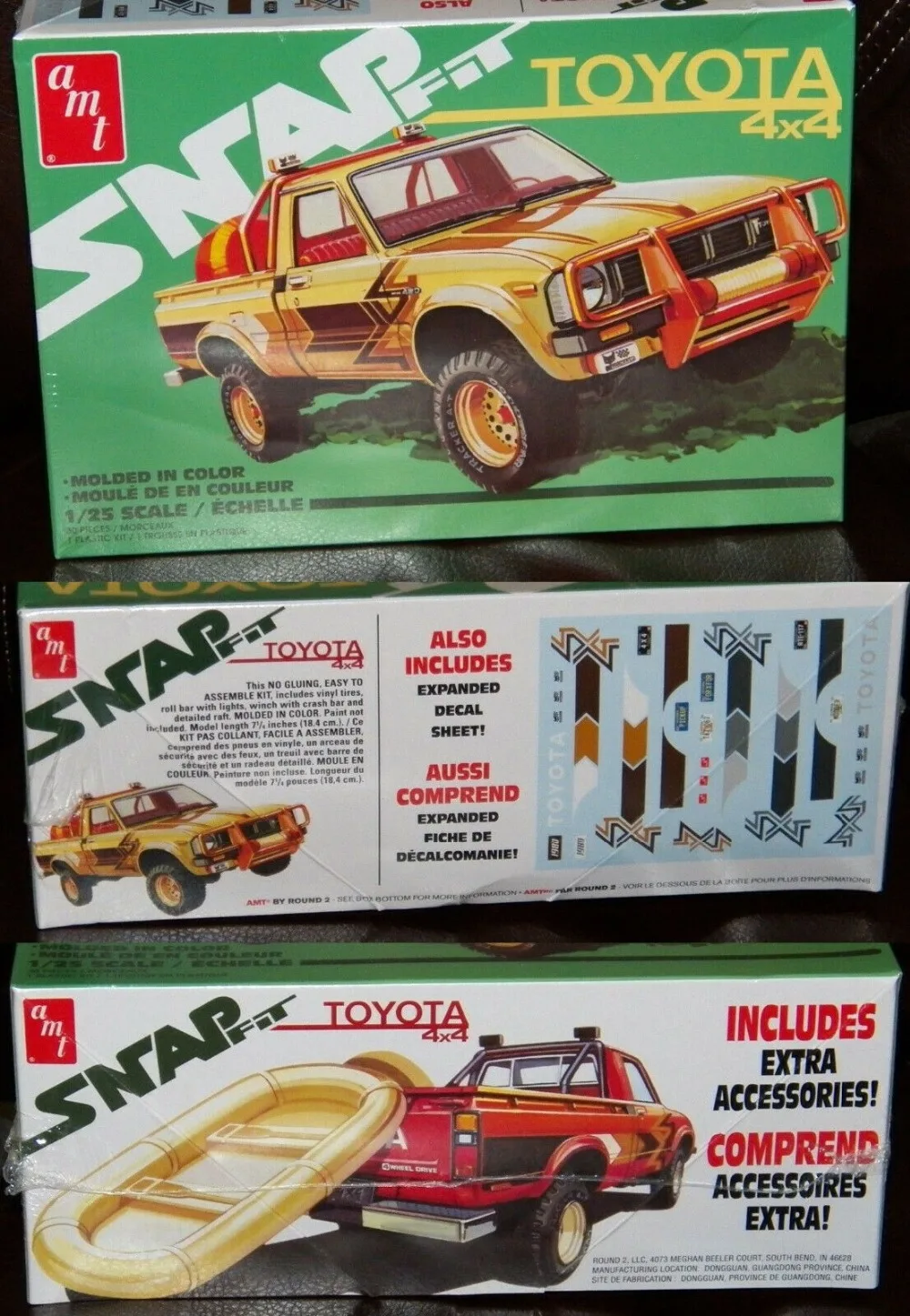 Round 2 AMT 1114 1:25 1980 Toyota Hilux SR5 пикап(оснастка) 4x4 2T модельные Комплекты автомобилей
