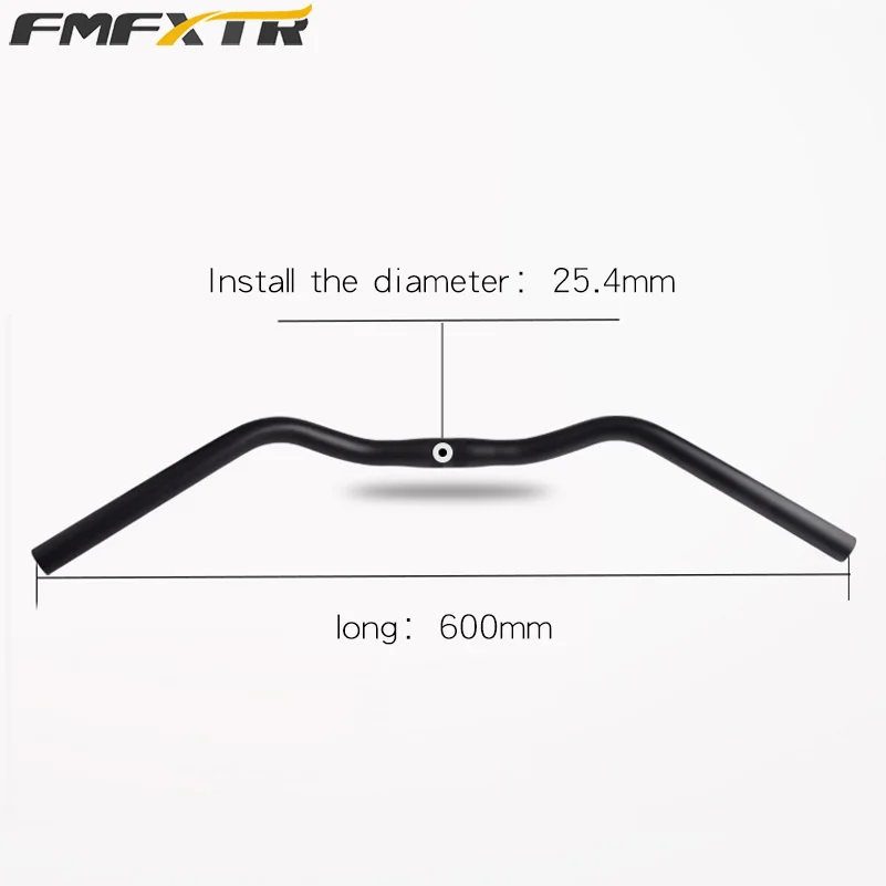 Guidon De Vélo Rétro – Alliage Aluminium – 31,8 X 640 Mm – Noir