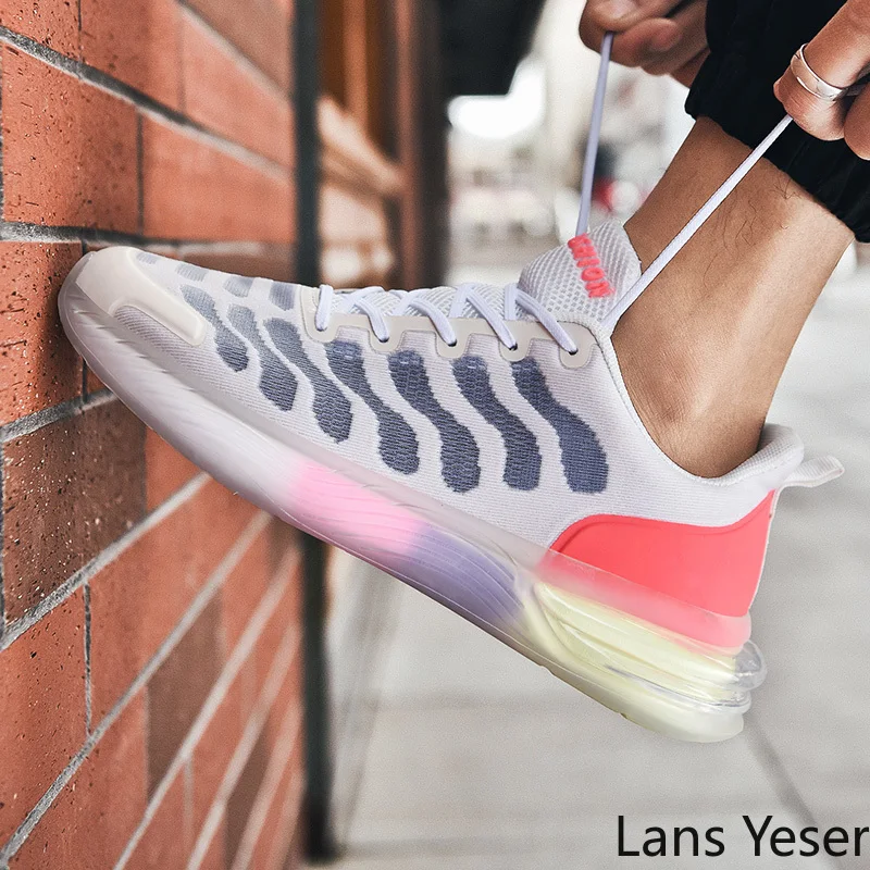 

Top Quality Men's Running Shoes Professional Outdoor Breathable Comfortable Fitness Shock Absorption Trainer Sport Gym Sneaker