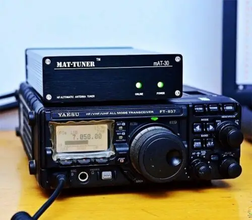 Последняя версия мат-30 120 Вт HF автоматический тюнер Автомобильный антенный для