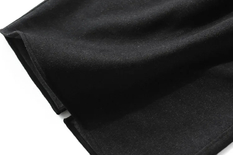Mozuleva 2020 Autumn and Winter Double-Sided Two-Tone Double-Faced Woolen Goods Skirt Womens 2020 Spring Woolen Overskirt