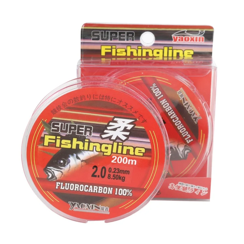 200M Nylon Fishing Line Fluorocarbon Coated Monofilament Fishing Leader Line Carp Fishing Wire Fishing Accessories