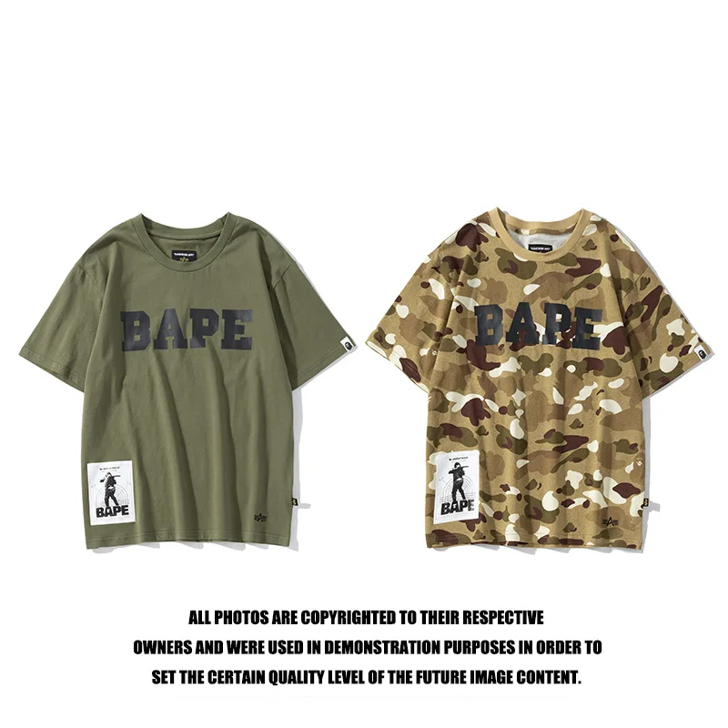 Bape Shark T-shirts Men Women 1