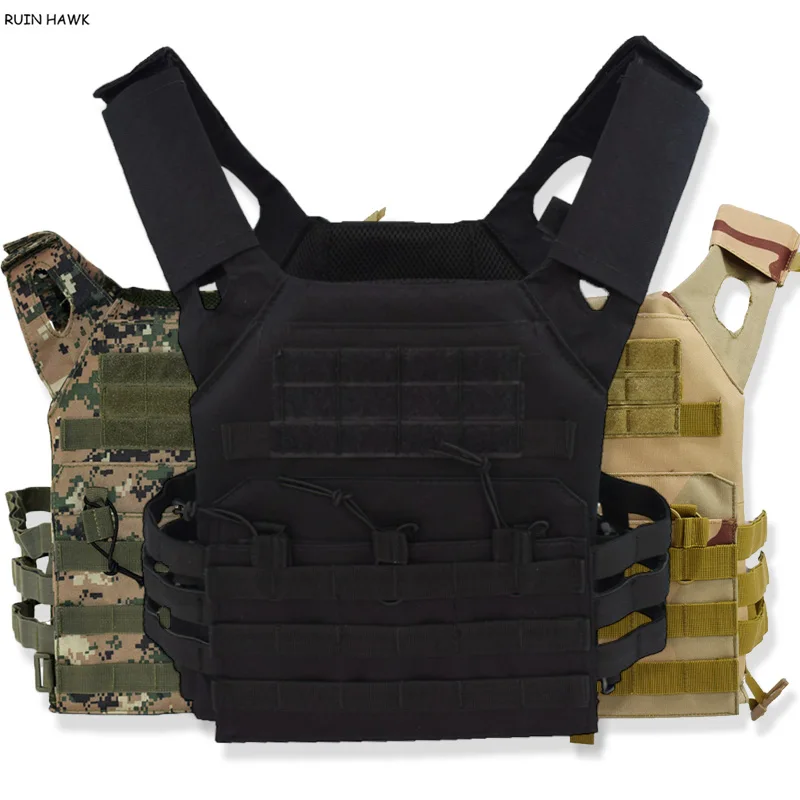 

Tactical Vest Men Shooting Hunting Vest Adjustable Outdoor CS Training Protective Vest Military Vest Fashion