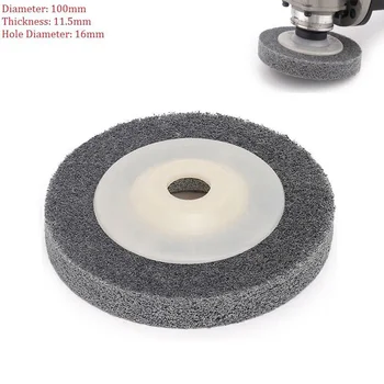 

4inch Nylon Fiber Polishing Buffing Wheel Pad Disc Replacement For Angle Grinder