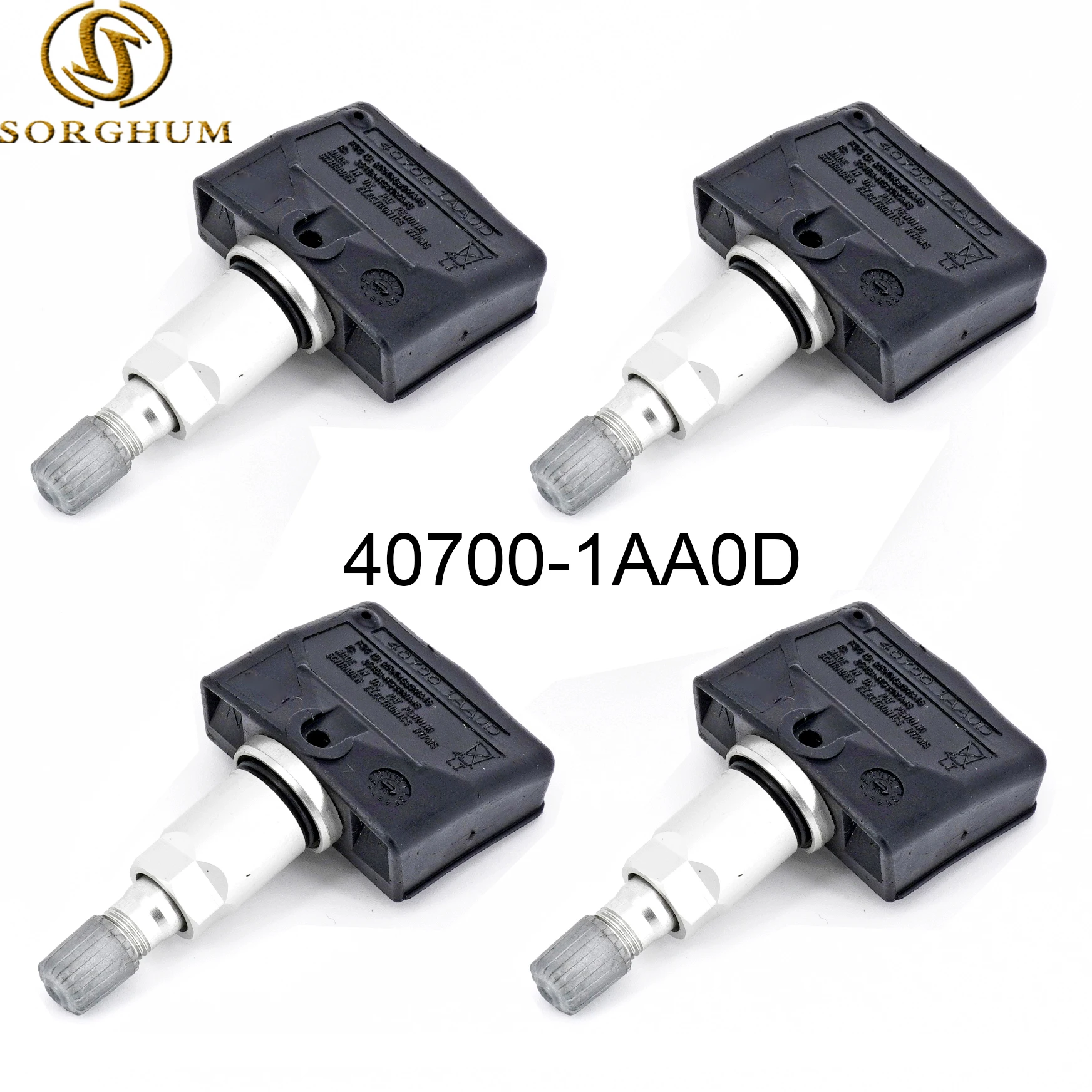 

4pcs 40700-1AA0D 407001AA0D TPMS Tire Pressure Sensor 315MHz For Nissan Titan Murano Maxima Armada Frontier Altima Cube