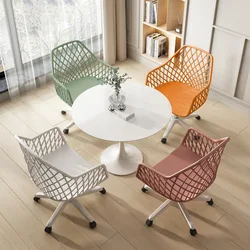 Chaise d'ordinateur confortable pour la maison, bureau, chambre à coucher, dortoir pour étudiants, tabouret à dossier, bureau, salle d'étude 