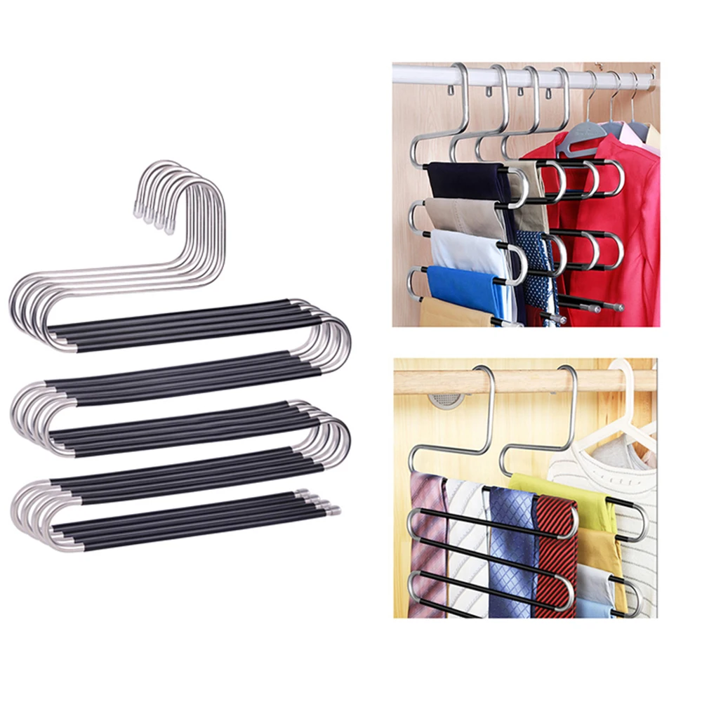 Stype Multifunctional Pants Hangers Holders Trousers Hanger Storage