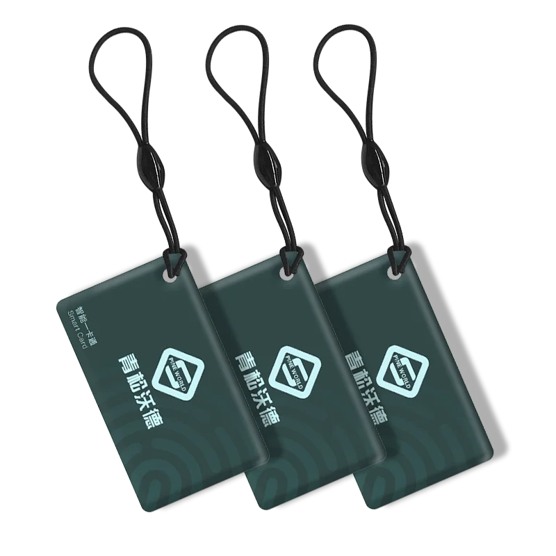 PINEWORLD RFID карты для смарт-блокировки, 13,56 МГц брелоки для Q201, Q202, Q203, Q303+, ключи для контроля доступа посещаемости времени