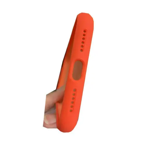 Чехол Силиконовый Max XR Plus X 7 XS iPhone Pro 8 11 - Цвет: Coral red