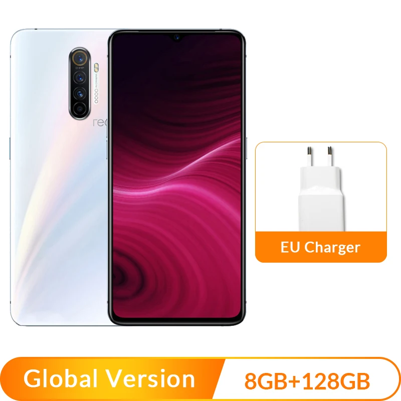 8GB 128GB White Глобальная версия realme X2 Pro X 2 8GB 128GB мобильный телефон Snapdragon 855 Plus 64MP Quad camera телефон nfc 50W быстрое зарядное устройство - Цвет: 8GB 128GB White