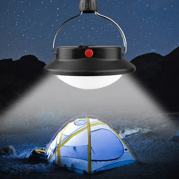 

60 LED Camping Tent Light Portable 3 Lighting Modes Outdoor Rechargeable Emergency Hanging Hook Work Night Lamp