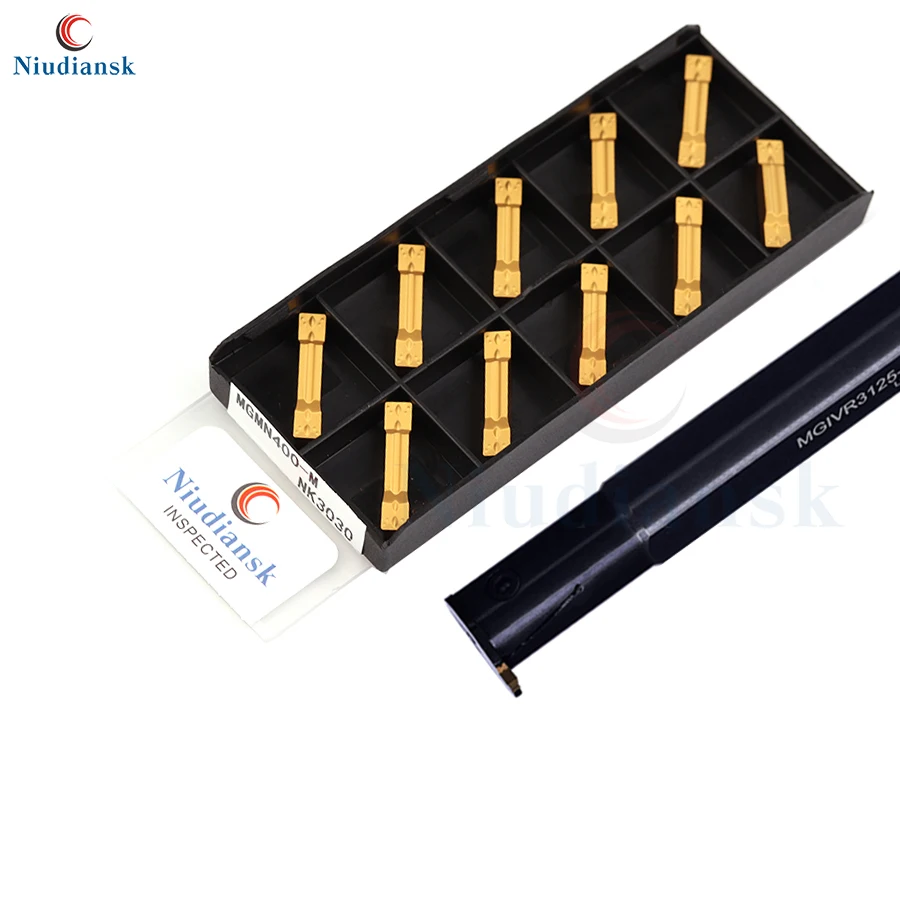 1pc MGIVR2925 MGIVR3125 Grooving Tool Holder 10pcs MGMN150 MGMN200 MGMN250 MGMN300 MGMN400 Carbide Inserts CNC Turning Set | Инструменты