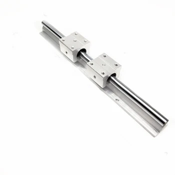 

SBR linear rail HIGH SBR12 length 300 350 400 450 500 600 700mm 1set: 1 PCS linear guide SBR12 + 2 PCS SBR12UU blocks for CNC