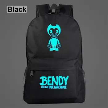 

AL0606 Gift Luminous Fashion Games Bendy Children Boy Girl School bag Teenagers Student Schoolbags Women Packsack Men Backpack
