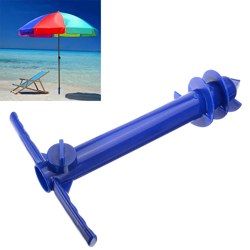 

Easy Install Beach Patio Sun Umbrella Holder Portable Beach Parasol Outdoor Garden Pool Shade Accessories