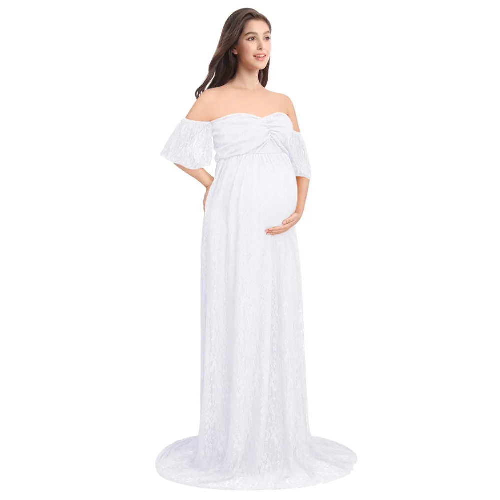 Платье для беременных длинное платье с длинным шлейфом для фотография беременной женщины свадебное платье для беременных Платья для фотосессии