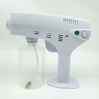

USB BLUE LIGHT NANO MIST FOG SPRAY GUN DISINFECTION ELECTRIC SPRAYER