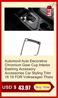 Automovil Авто модифицированное декоративное снаряжение для окон, интерьера, модные чехлы для автомобиля, молдинги, яркие 18 19 для Volkswagen Tharu