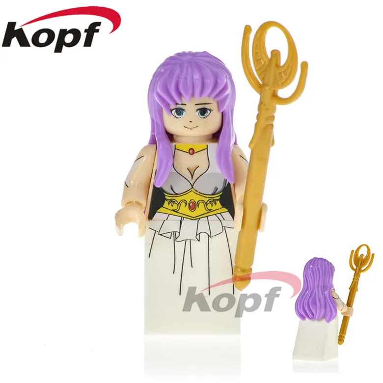 20 шт. Супер Герои Рыцари зодиака Saint Seiya Athena Shiryu Хун воин Tutankhamu строительные блоки для детей подарок игрушки PG1150