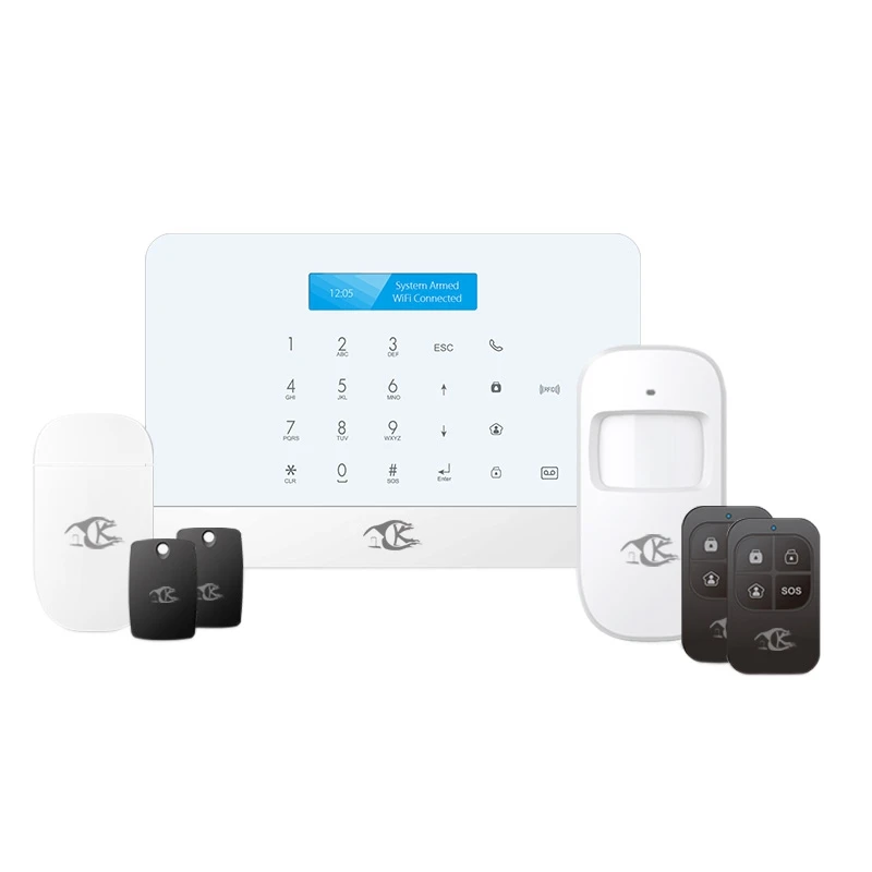 

SMARSECUR S6 Smart Home Tuya WIFI Alarm Security System 433Mhz Alarm Accessories with Smart Life APP EU Plug
